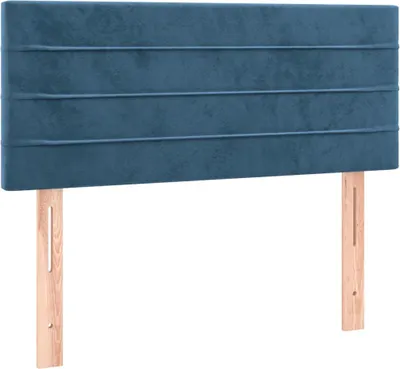 Obrázek produktu pro vidaXL Čelo postele Dark Blue 80x5x78/88 cm Velvet