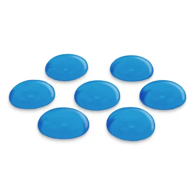 Image de Glorex pépites de verre 20 mm bleu clair