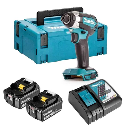 Image de Visseuse à chocs 18V - MAKITA - 2 batteries 3Ah - chargeur - MAKPAC- DTD153RFJ