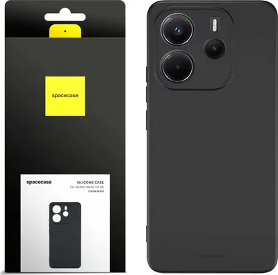 Immagine prodotto di SPACECASE Custodia in silicone per Xiaomi Mi Note 14 5G Nero