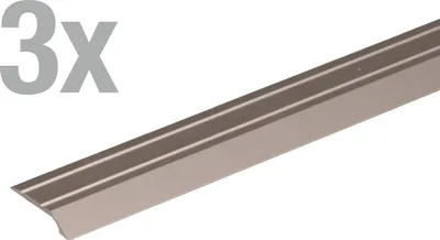 Produktbild von Alberts Ausgleichsprofil selbstklebend Aluminium, edelstahlfarbig eloxiert 900 x 39 mm 3er Set