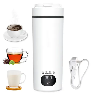 Mini-Reisewasserkocher 450 ml, 4 Temperaturstufen, 300 W, tragbar