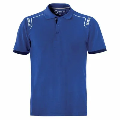 Produktbild von Sparco Portland blaues Poloshirt Größe S