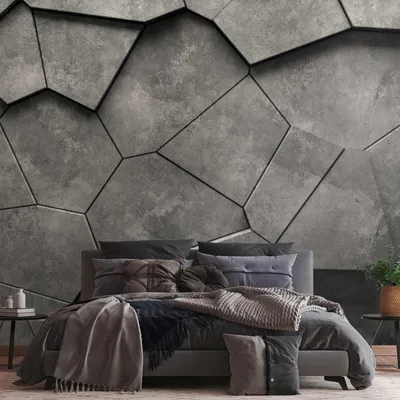 Produktbild von A.S. Creation Livingwalls Fototapete The Wall III 399241 Eine Rolle Ein Motiv 371 x 280 cm Schwarz Grau