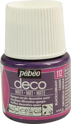 Imagen del producto de Pintura acrílica opaca Matt - Grosella negra - 45 ml