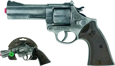 Immagine prodotto di Policejní revolver Gold colection stříbrný kovový 12 ran
