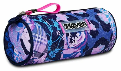 Stifteetui Dotcatty Girl, mehrfarbig, 22x8x8,5 cm, Polyester