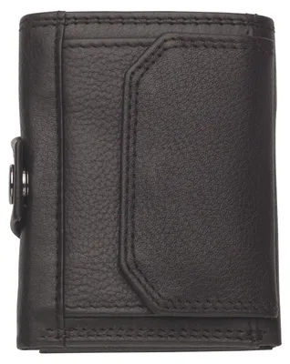 Produktbild von Josephine Osthoff Mini Geldbörse mit Münzfach, RFID Credit Card Holder Damen und Herren slim wallet 100% Echtleder