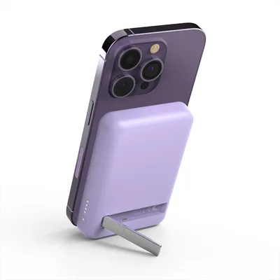 Obrázok produktu pre Belkin BoostCharge, 5000 mAh, Bezdrôtové nabíjanie, 10 W, Levanduľa