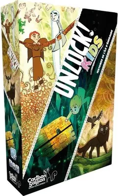 Zdjęcie produktu dla Gra rodzinna Unlock! Kids: Histoires de l'île d'Emeraude, Gra planszowa, Logika i strategia, Wiek 8+, Przygody bez ekranu, Uniwersum Cartoon Saloon