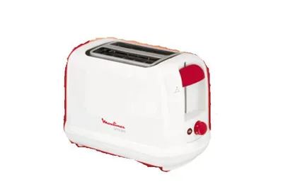 Produktbild von Moulinex Principio 2, 2 Scheibe(n), Weiß, 850 W