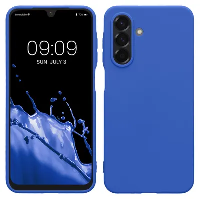 Produktbild von kwmobile Handyhülle für Samsung Galaxy A26 5G Hülle - TPU Case - Kabelloses Laden - Schutzhülle Cover in Baltik Blau
