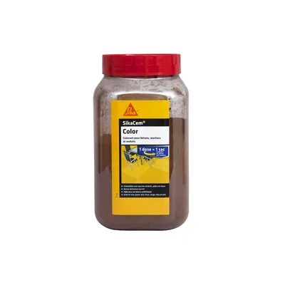 Produktbild von SIKA SikaCem Color Zement, Kalk und Gipspulver Farbe - Braun - 700g