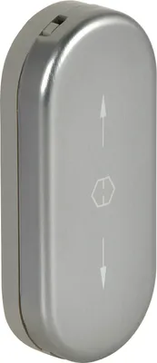 Image de HOPPE Rosace pour poignée de fenêtre, aluminium effet inox