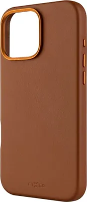 Image de FIXED MagLeather avec support MagSafe pour Apple iPhone 16 Pro Max marron