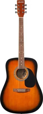 Produktbild von 41 in Dreadnought Akustikgitarre Anfänger-Set Gigbag für Erwachsene Sunburst