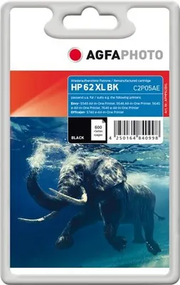 Productafbeelding van AgfaPhoto APHP62BXL, zwart, inkt op pigmentbasis, 600 pagina's.