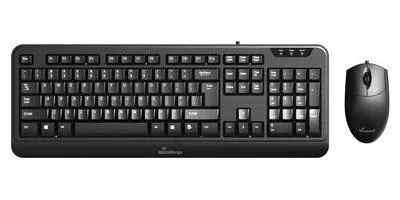 Image de MediaRange Tastatur+Maus USB 2.0 schwarz QWERTY
