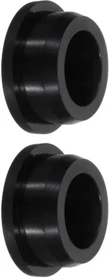 Productafbeelding van Siliconen knopisolator, 2 stuks, temperatuurbestendig tot 250 °C, eenvoudig te installeren, robuust en duurzaam, met rubberen bescherming.