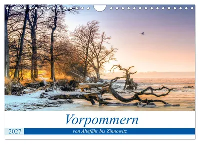 Produktbild von Vorpommern - von Altefähr bis Zinnowitz (Wandkalender 2027 DIN A4 quer), CALVENDO Monatskalender