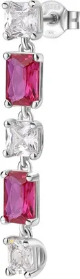 Immagine prodotto di Fancy Passion Ruby FPR19 Orecchino singolo pendente in argento