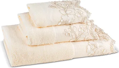 Obrázok produktu pre Sada osušiek 3 dielna, béžová, do kúpeľne