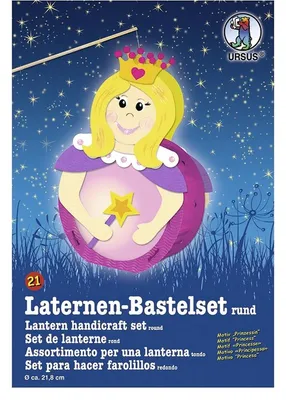 Produktbild von Laternen-Bastelset 21 'Prinzessin'
