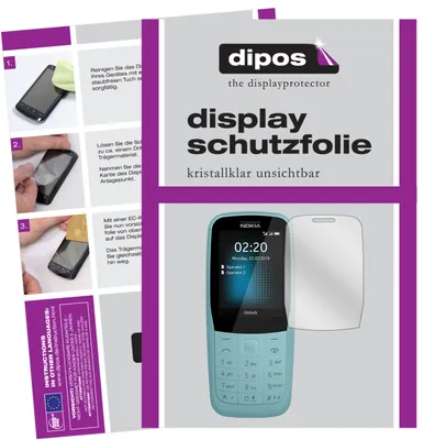 Zdjęcie produktu dla 1x Folia ochronna do Nokia 220 4G przezroczysta folia ochronna wyświetlacza dipos