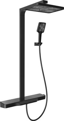 Immagine prodotto di Mexen Zoom set doccia esterno con soffione e miscelatore, nero - 78101-70