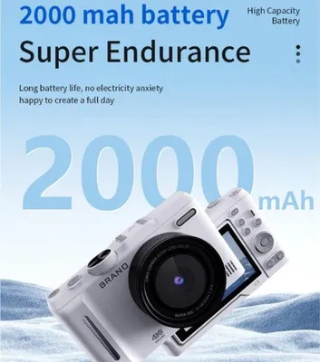 Zdjęcie produktu dla Cyfrowa kamera do vlogowania - 4K, 48 MP, 18-krotny zoom, 3-calowy obracany ekran, złącze Type-C