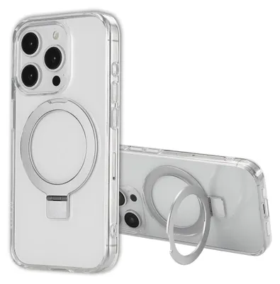 Produktbild von Accezz Ring Stand Backcover mit MagSafe iPhone 15 Pro - Transparent