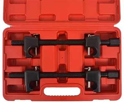 Produktbild von Federspanner für MacPherson-Federbeine aus Hochleistungsstahl mit 26 cm Einspannweite für Montage und Demontage im Kfz-Werkstattkoffer