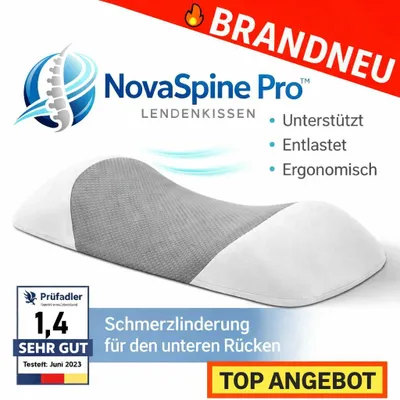 Immagine prodotto di NovaSpine Pro™ Cuscino lombare Supporto per la schiena Supporto lombare Cuscino per la schiena Ergonmisch