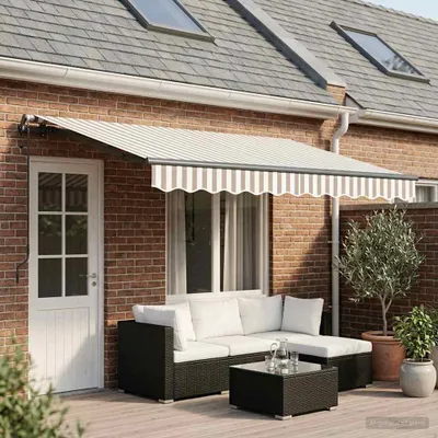 Produktbild von Maison Exclusive - Elektrische Markise 100% Polyester