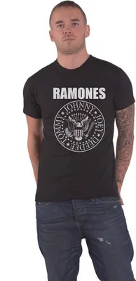 Image de Ramones - "Presidential Seal" T-shirt homme/femme unie RO3490 (5XL) (Noir)