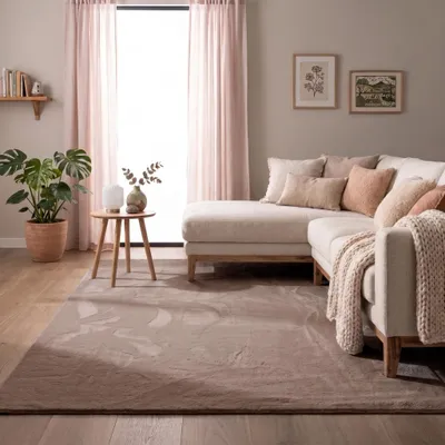 Produktbild von Volero - Flauschiger Teppich - Cozy Taupe - 120x170 cm - Wohnzimmer, Esszimmer, Kinderzimmer, Schlafzimmer - Klassik, Ländlich, Modern, Skandinavisch
