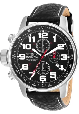 Obrázek produktu pro Invicta I-Force 2770 Pánské Hodinky - Quartz Hnutí - Nerezová Ocel s Černým Ciferníkem - 46 mm