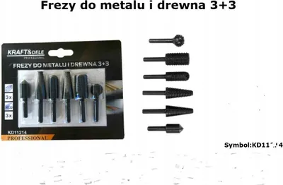 Immagine prodotto di KRAFT&DELE Set di frese per legno e metallo 6 pezzi KD11214