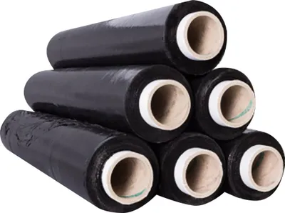Produktbild von Stretchfolie Palettenfolie Verpackungsfolie Wickelfolie Schwarz 300m