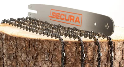 Produktbild von 4x Sägeketten +1x Schwert 3/8" 1,3mm 55 49cm SECURA passend für Stihl MS251