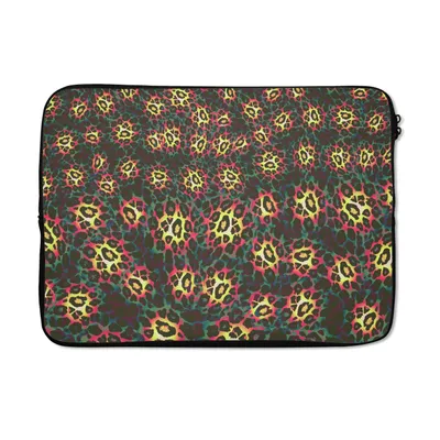 Produktbild von MuchoWow® Laptop Hülle 14 ZollLeopard - Bunt - Design Laptoptasche - Laptoptasche - Stoßsicher - Schutzhaube