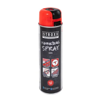 Produktbild von Stroxx Markierungsspray Fluoreszent Rot 500Ml