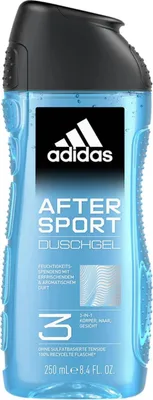 Image de Adidas After Sport gel douche pour homme, 250ml