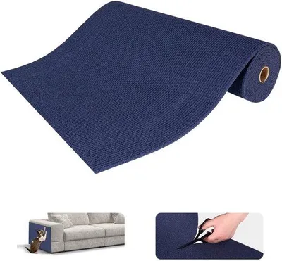 Immagine prodotto di Protezione antigraffio per gatti e mobili, autoadesiva, protezione contro i graffi, lunghezza 2 m, larghezza 40 cm, blu scuro