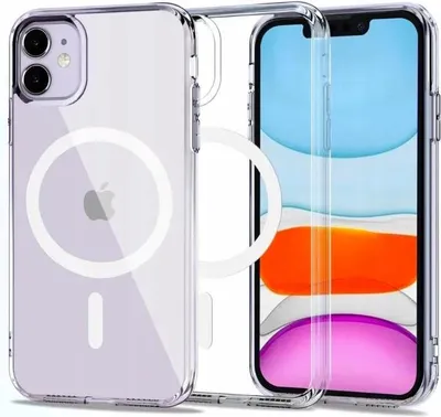 Image de Magsafe Dos Pour Apple Iphone 11 Pro Transparent + Verre