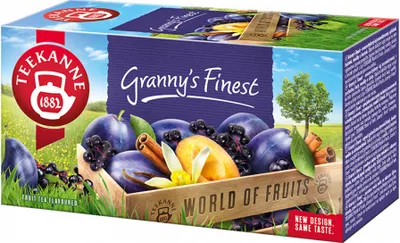 Obrázek produktu pro Teekanne Granny Finest ovocno-bylinný čaj švestky a skořice (20ks), 13196