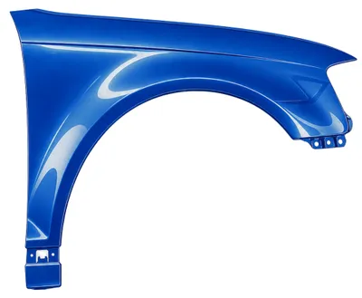 Productafbeelding van Spatscherm voor Audi A3 8P, rechts, onderdeelnummer LZ5F, bouwjaar 2008-2013, nieuw, gespoten