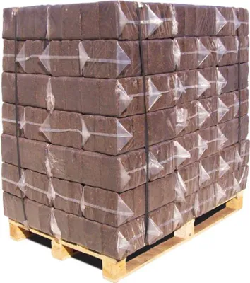 Produktbild von RUF Rindenbriketts Gluthalter Nachtwächter Holzbriketts, 84 x 12kg Briketts, 1000kg Palette