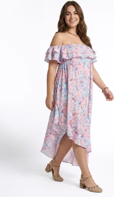 Produktbild von joella damen kleid plus size - rosa, XL