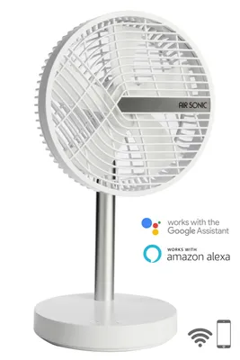 Produktbild von Bimar VD220.1, Haushalts-Lamellenlüfter, Weiß, Tisch, 20 cm, Akku, USB, 6 W